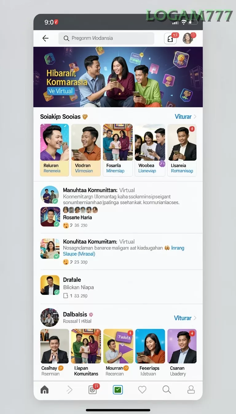Cuplikan layar 77RP — aktivitas